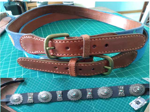 Custom Leather and Updated Belts